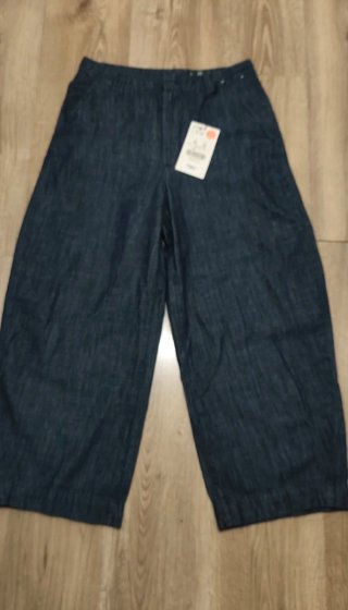 Vaqueros Anchos Azul Oscuro