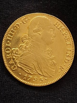 Moneda de Oro Carlos IV 1795