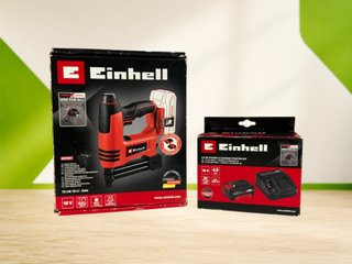 Clavadora Einhell TE-CN 18 Li-Solo y Kit Batería