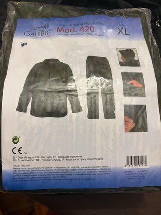 Traje de agua Gahibre Mod. 420 Talla XL