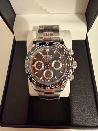 Reloj Seiko Mod Day Negro