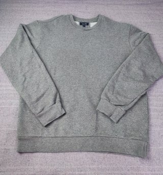Sudadera Armani Jeans Gris Cuello Redondo