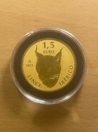 Moneda Oro 1oz Lince Ibérico (Cambio por Furgo)