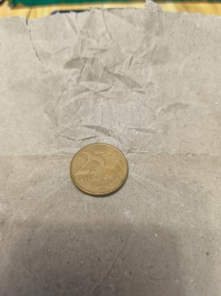Moneda de 25 Centavos de Brasil (2006)