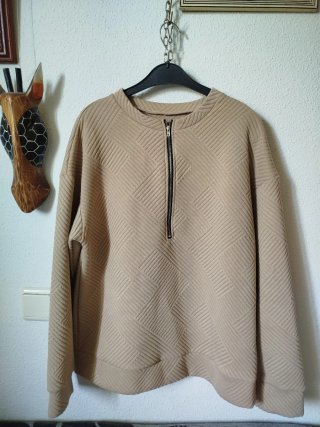 Sudadera mujer Shein beige S