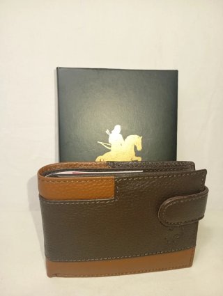 Cartera de cuero genuine leather N1