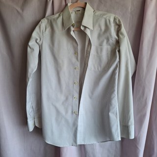 Camisa de vestir Diolén beige Talla M