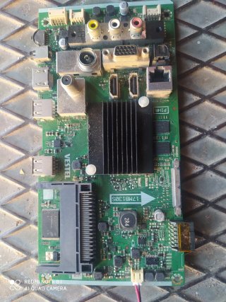 Placa Base y alimentación Televisor Toshiba