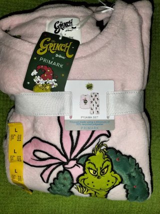 Pijama The Grinch Primark Talla L