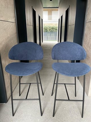 Conjunto de 2 sillas altas