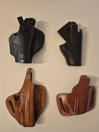 Lote 4 Fundas Cuero Cinturón (Astra, Fleishman)