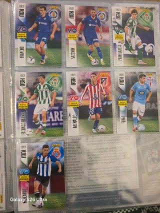 Lote 9 Cartas Megacracks 2026-27