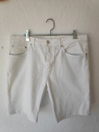 Bermudas de chico color blanco