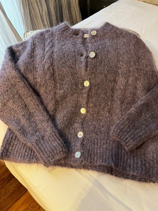 Cárdigan American Vintage Morado