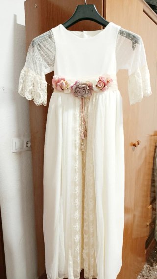 Traje de comunión niña blanco