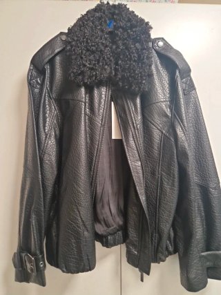 Chaqueta Bomber Zara Imitación Piel