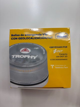Baliza de emergencia V16 Trophy con geolocalizació