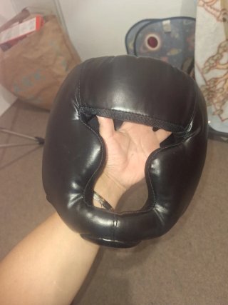 Casco de Kickboxing Negro