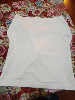 Top Blanco Zara Espalda al Aire