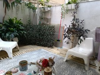 Set de 2 Sillas de Terraza Blancas