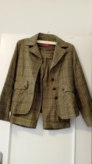 Traje Chaqueta y Bermuda Miss Sidecar Talla M