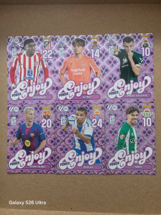 Lote 6 Cartas Megacracks 2026-2027