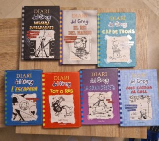 Libros de Diario de Greg en catalán.