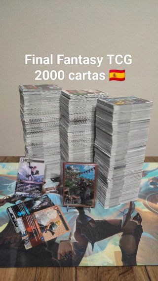 Lote 2000 Cartas Final Fantasy TCG