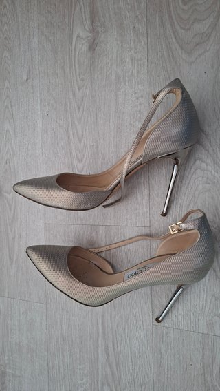 Stilettos Jimmy Choo Piel Metalizada