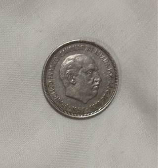 Moneda 5 Pesetas 1957 Estrella 75