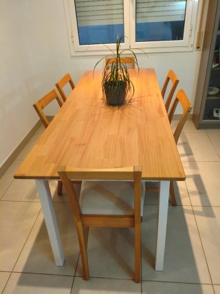Mesa de Comedor con 6 Sillas
