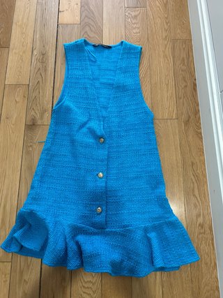 Vestido Zara Turquesa