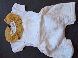 Jardineira e Body para Bebé menina