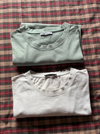 2 Camisetas Zara Talla M