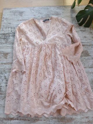 Vestido Mono Bordado Zara