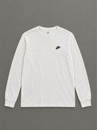Camiseta Nike Manga Larga Blanca Talla M