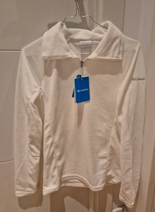 Forro Polar Columbia Glacial IV Blanco mujer XS