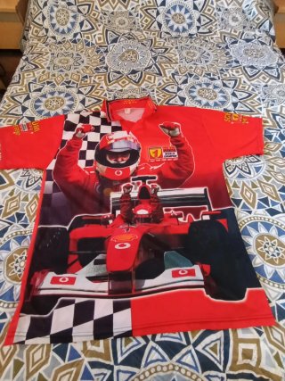 Camiseta de Carreras Ferrari