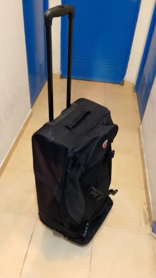 Maleta Deportiva con Ruedas Negra