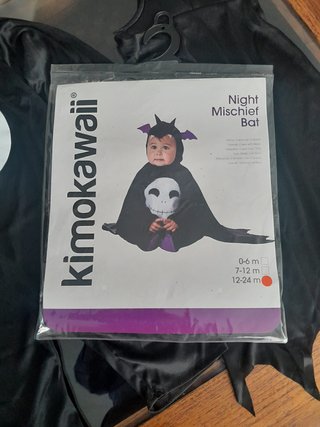 Disfraz de Murciélago Kimokawaii 12-24 Meses