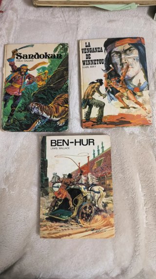 LOTE 3 LIBROS ANTIGUOS DE AVENTURAS – SUSAETA