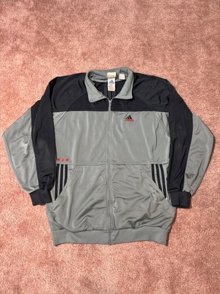 Sudadera Adidas Gris y Negra