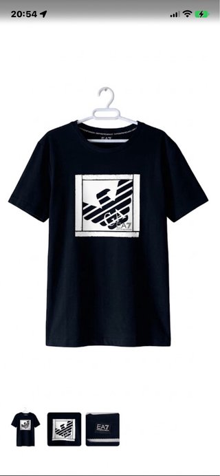 Camiseta Emporio Armani EA7 Negra