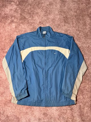Sudadera Nike Azul y Beige