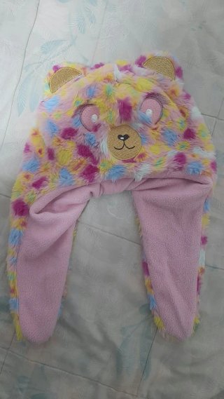 Gorro de Niña con Diseño de Oso