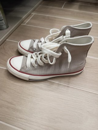 Zapatillas Converse Altas beige