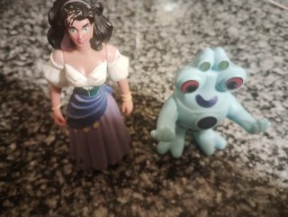 Conjunto de 2 Figuras de Ação Vintage