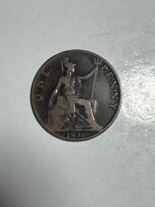 Moneda 1 Penny Reino Unido 1896
