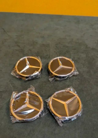 Set de 4 Tapabujes Mercedes-Benz 75mm