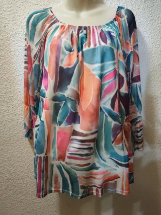 Blusa Estampada Multicolor